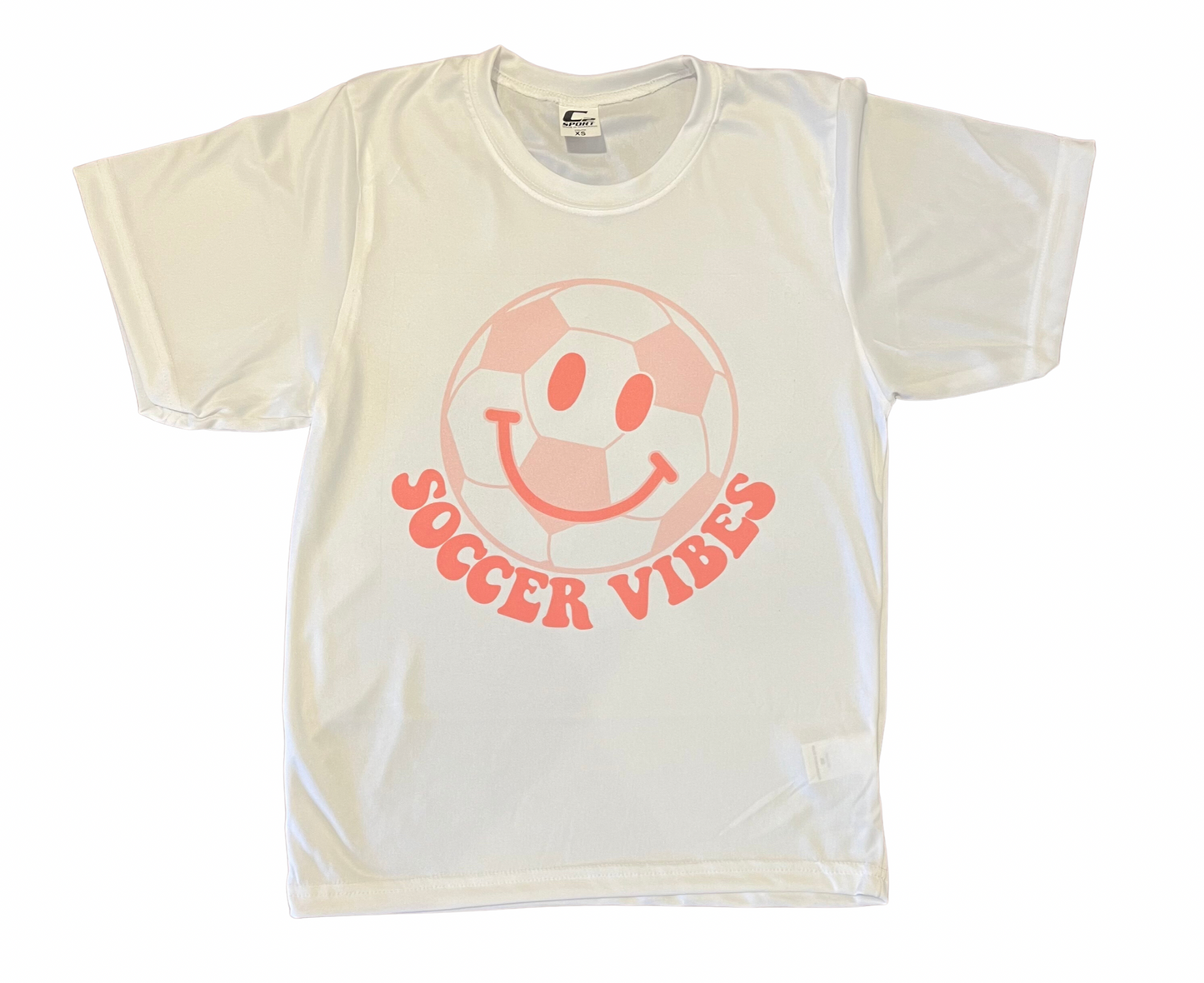 Soccer Vibes Smiley Dri Fit Tee